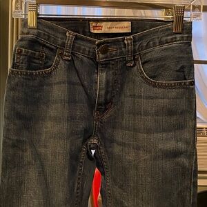 Levi’s 505 Regular Straight Leg - Boy’s Size 12 (24x26) Dark Blue Denim